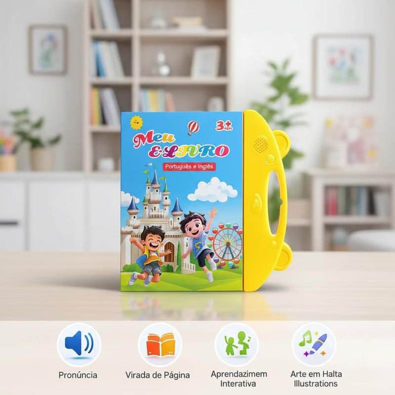 Livro Interativo Bilíngue com Som — frente